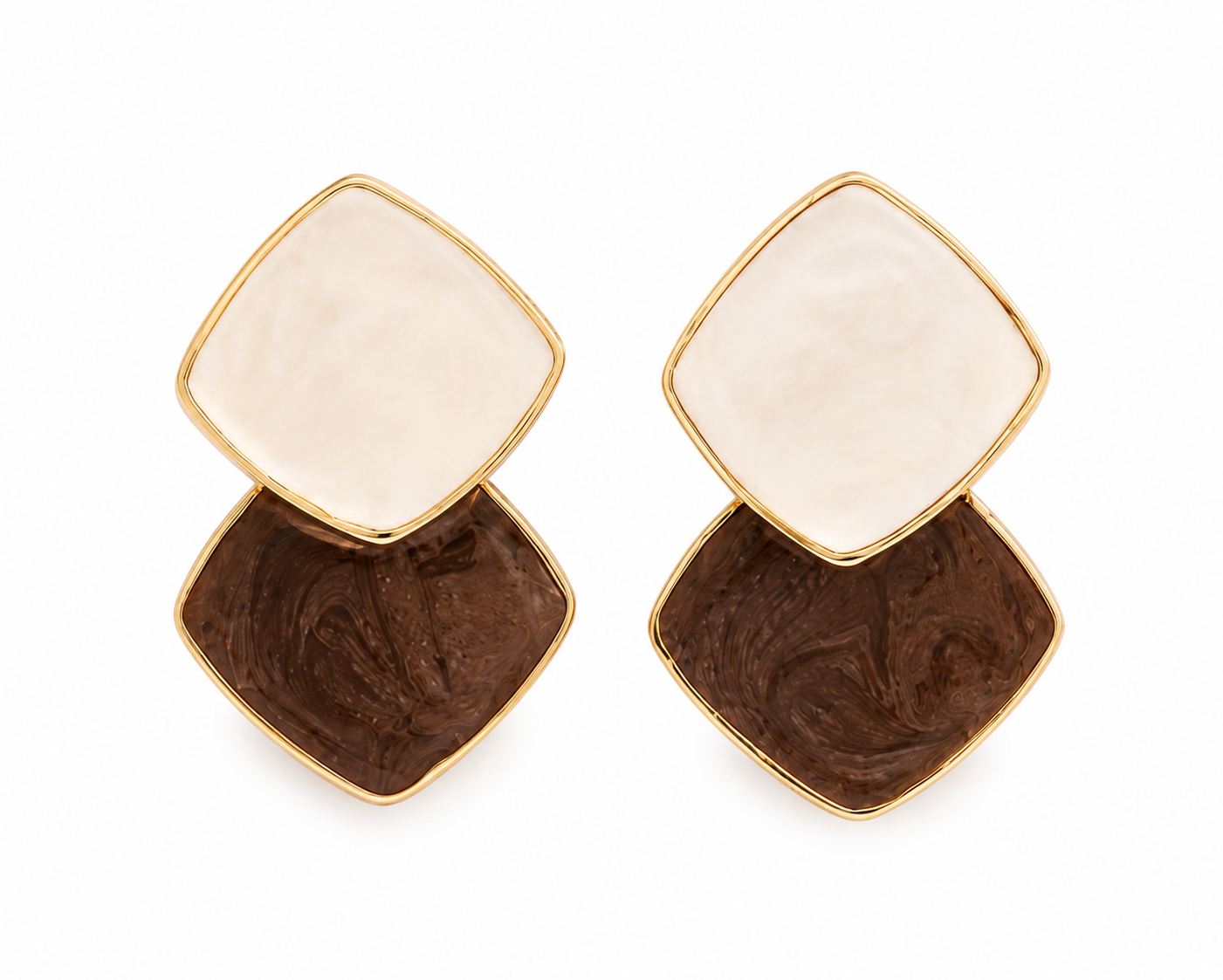 Sweet Contrast Stud Earrings