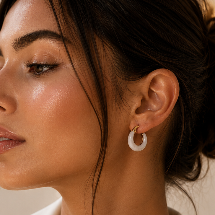 Geometric Hoop Earrings